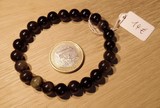 Bracelet obsidienne dorée