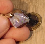 Pendentif Opale noble boulder australie
